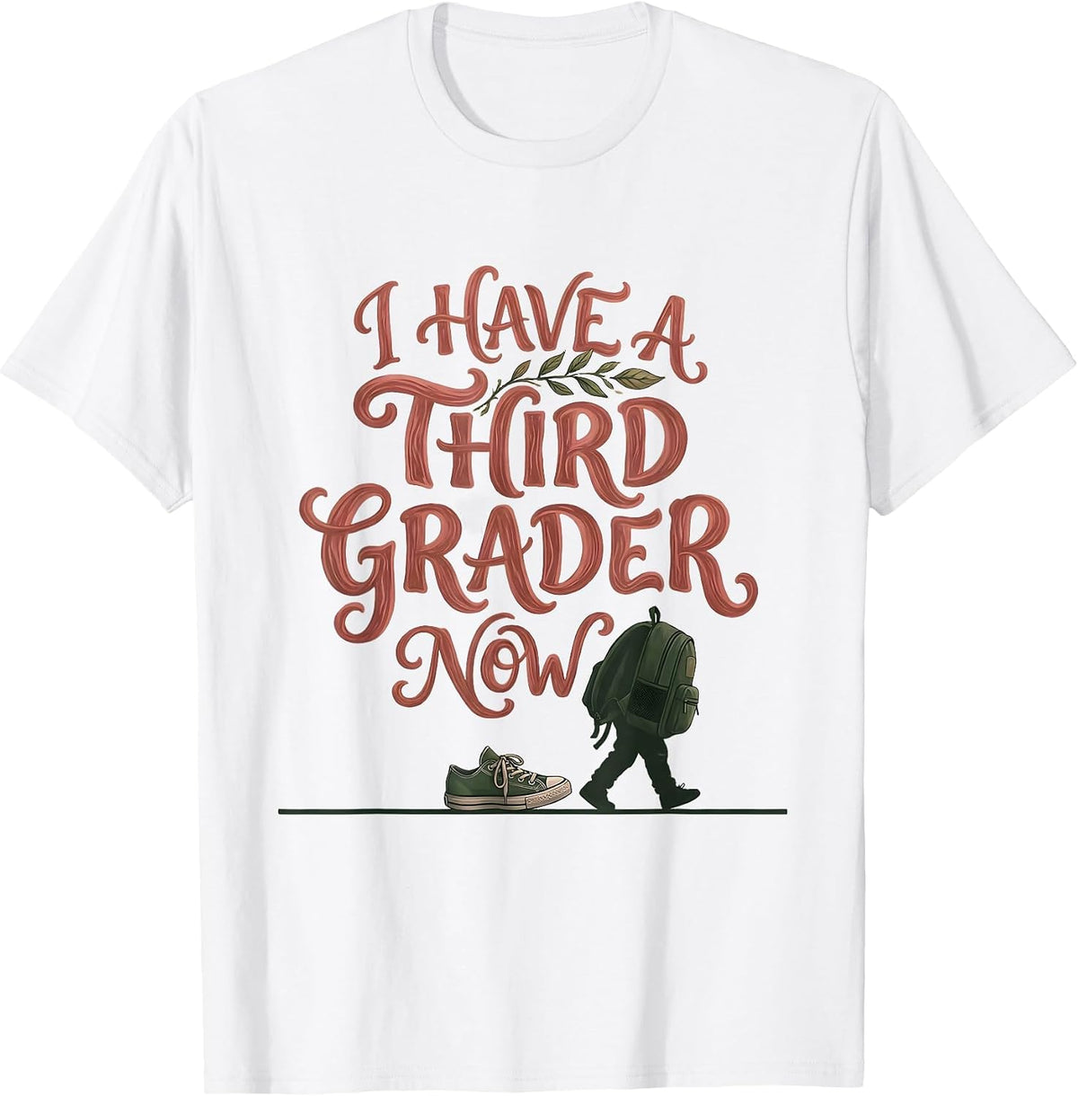Men's I Have A Third Grader Now Retro Third Grade Back To School T-Shirt - White