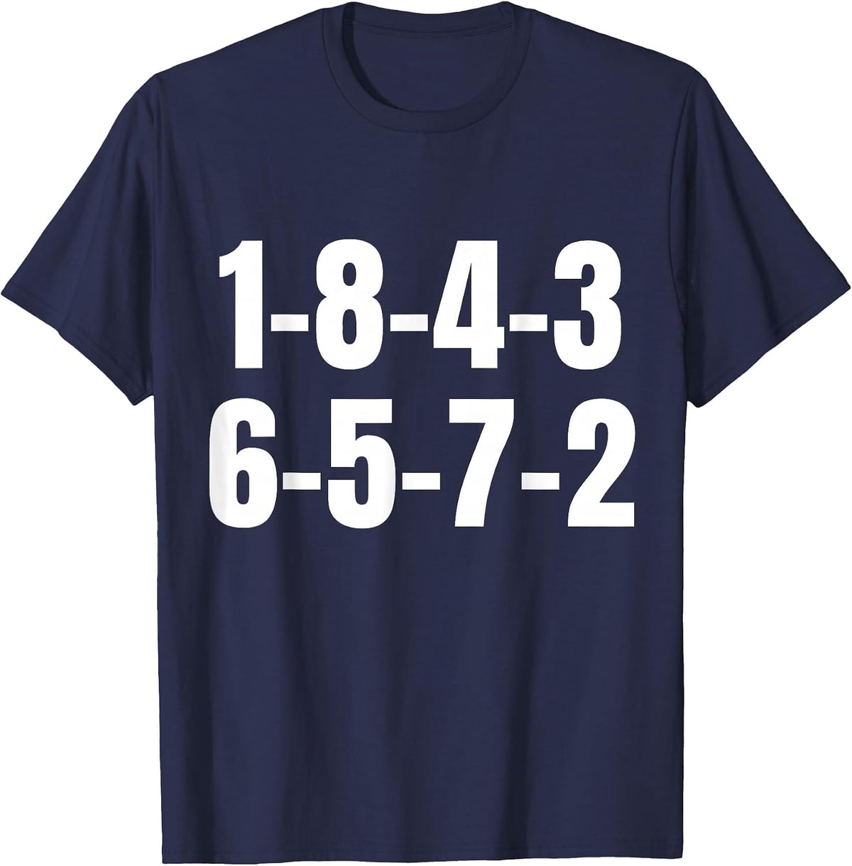 18436572 Firing Order Engine V8 Block Racing Mechanic T-Shirt - Navy Blue