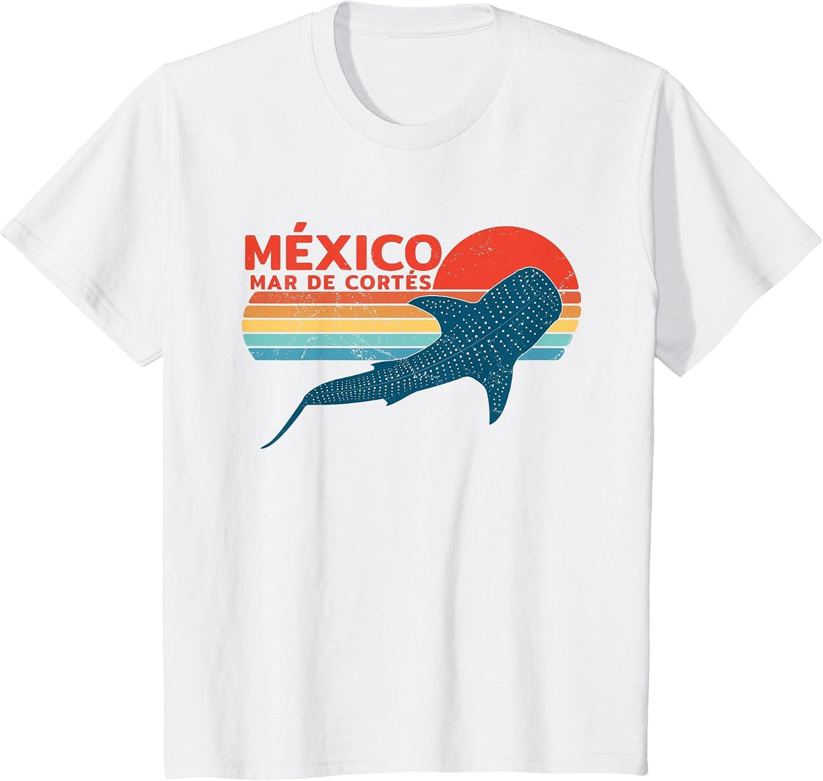 Whale Shark Sea of Cortez Mexico T-Shirt - White