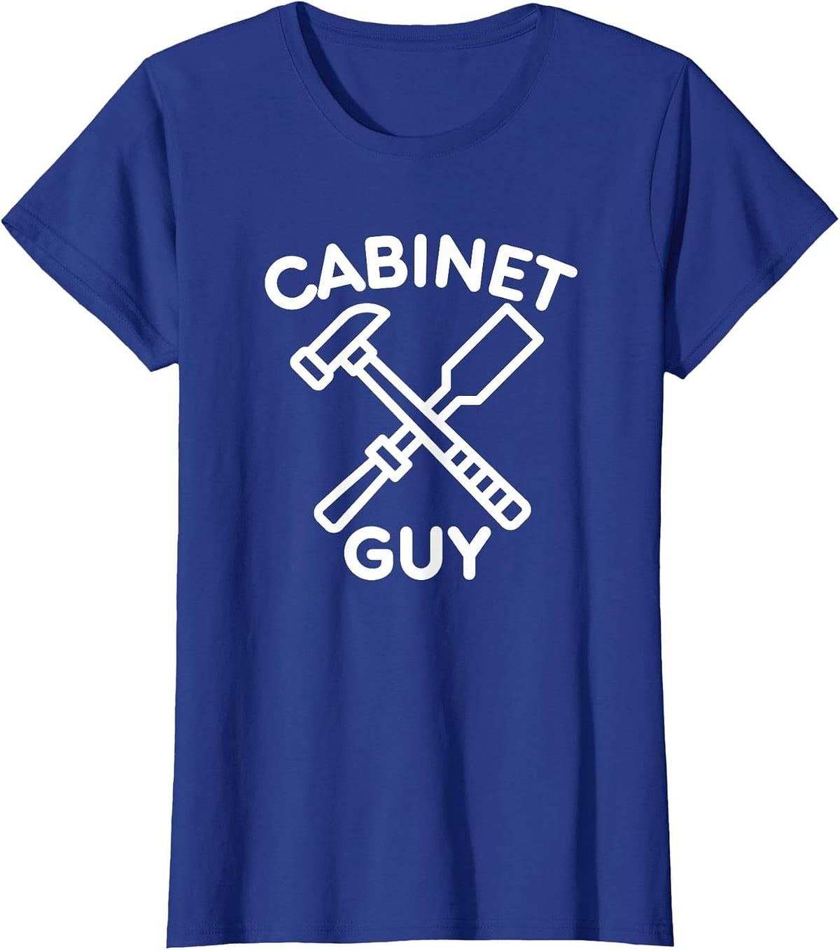 Handyman Cabinet Guy Craftsman DIY Carpenter Builder Tools T-Shirt - Royal Blue