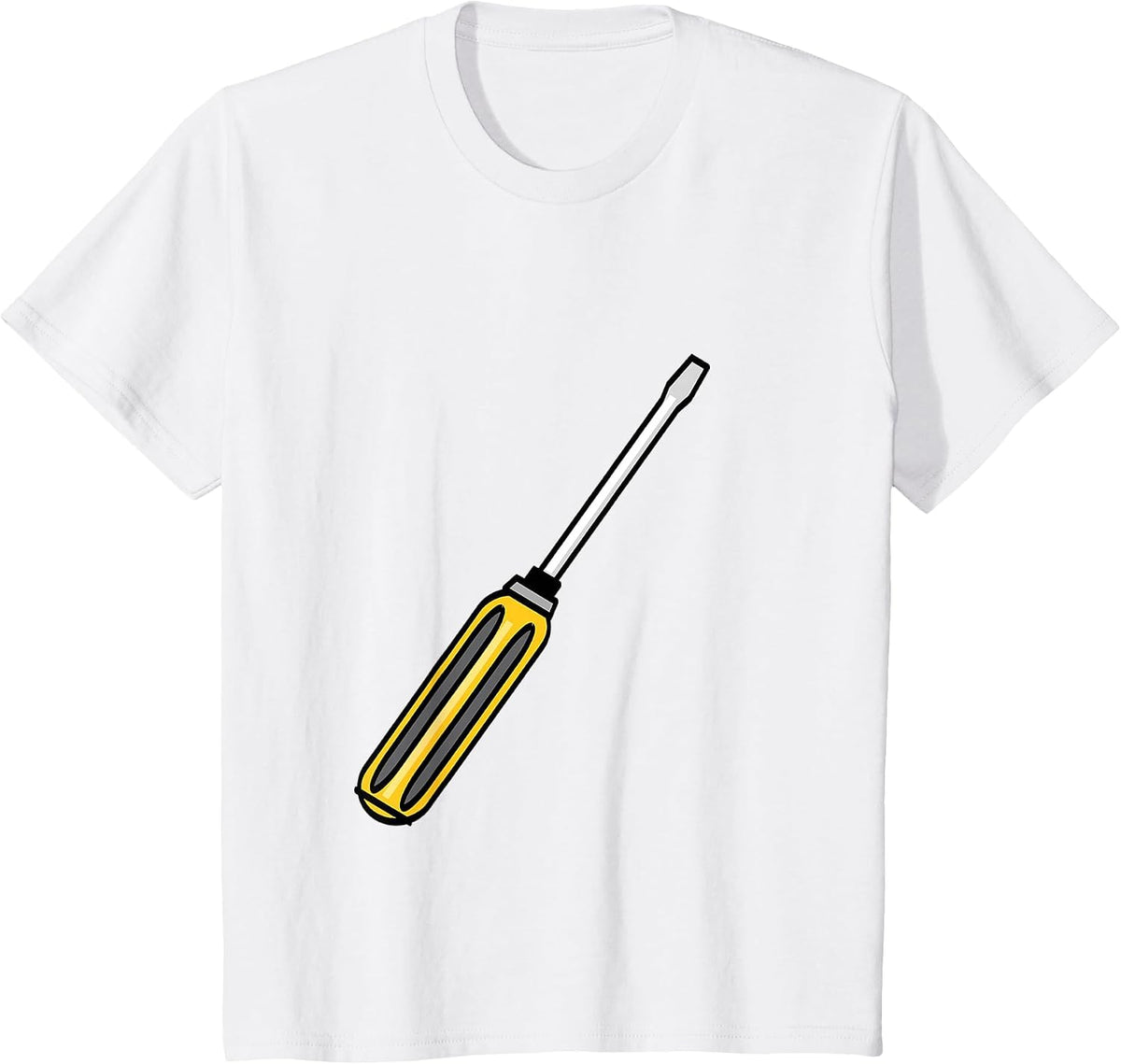Screwdriver Tool T-Shirt - White