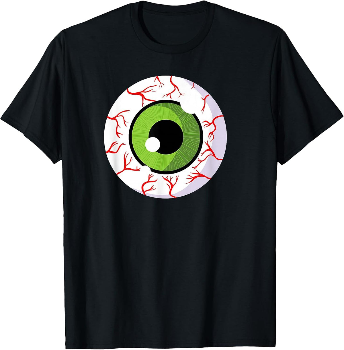 Halloween Eyeball Spooky Scary Eyeball T-Shirt - Black