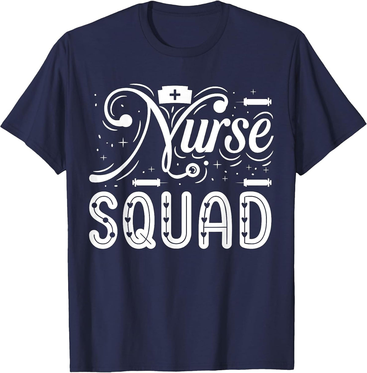 Nurse Squad | Nurse T-Shirt - Navy Blue