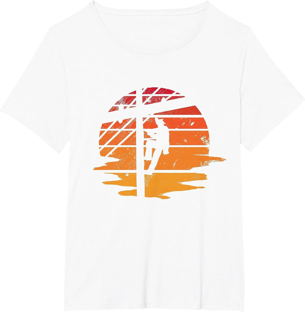 Vintage Distressed Lineman Shirt for Power Pole Electricians T-Shirt - White