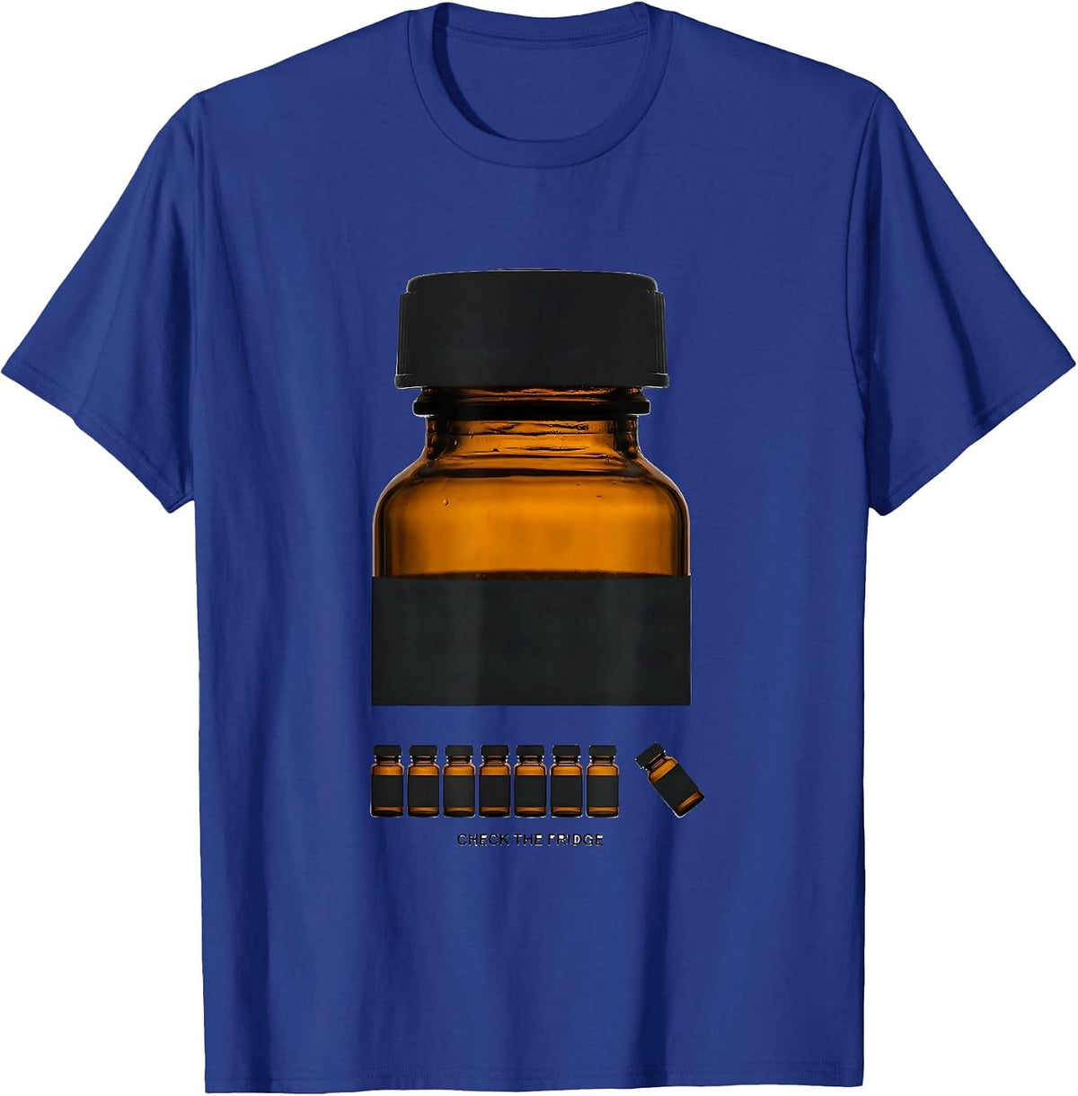 Men's Check The Fridge Funny Pharmacy Tech Pharmacist Student T-Shirt - Royal Blue
