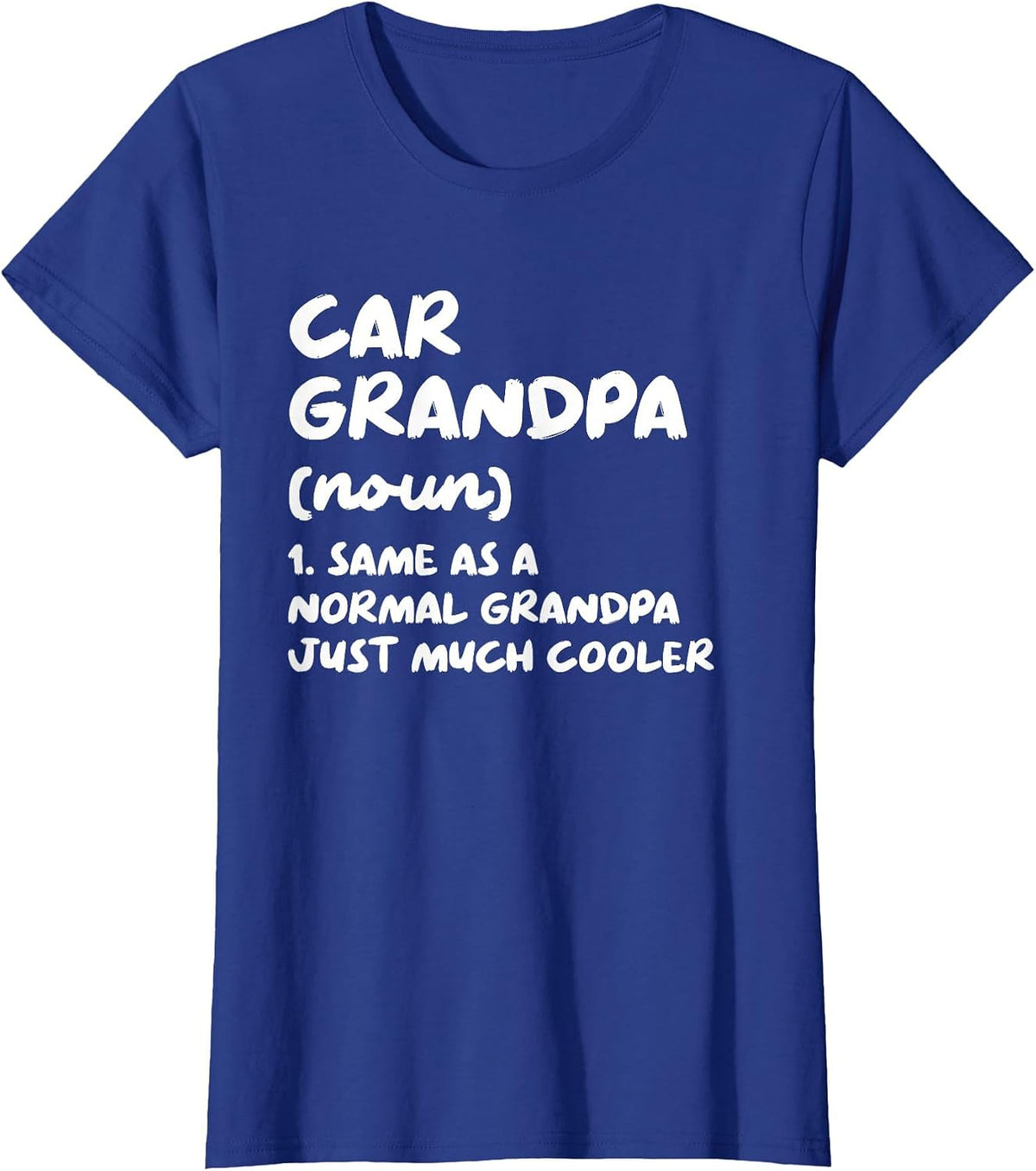Car Grandpa Definition Funny Garage Car Mechanic T-Shirt - Royal Blue