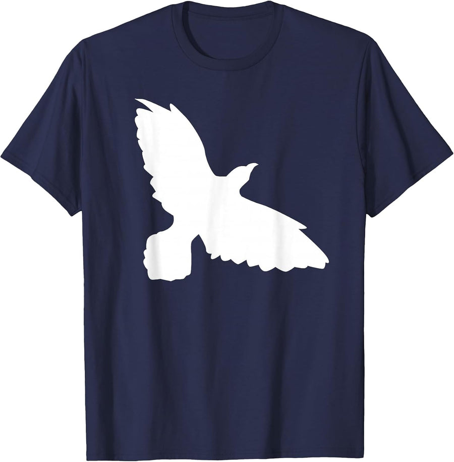 Raven Crow T-Shirt T-Shirt - Navy Blue