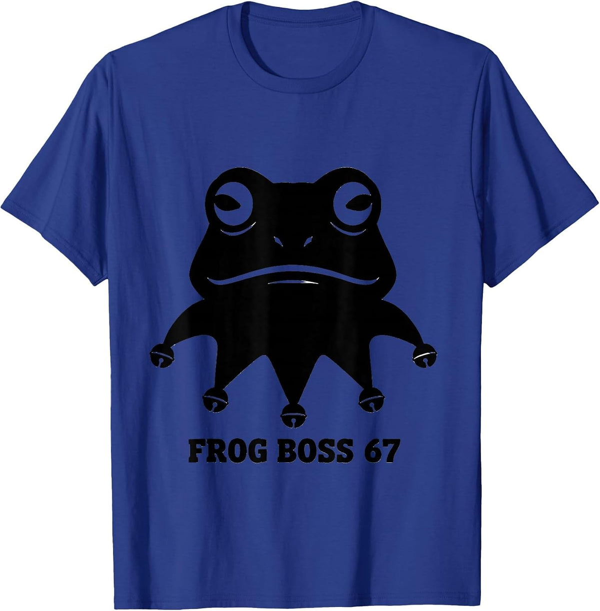 Frog Boss 67 Mardi Gras Six Seven Meme Kid Humor T-Shirt - Royal Blue