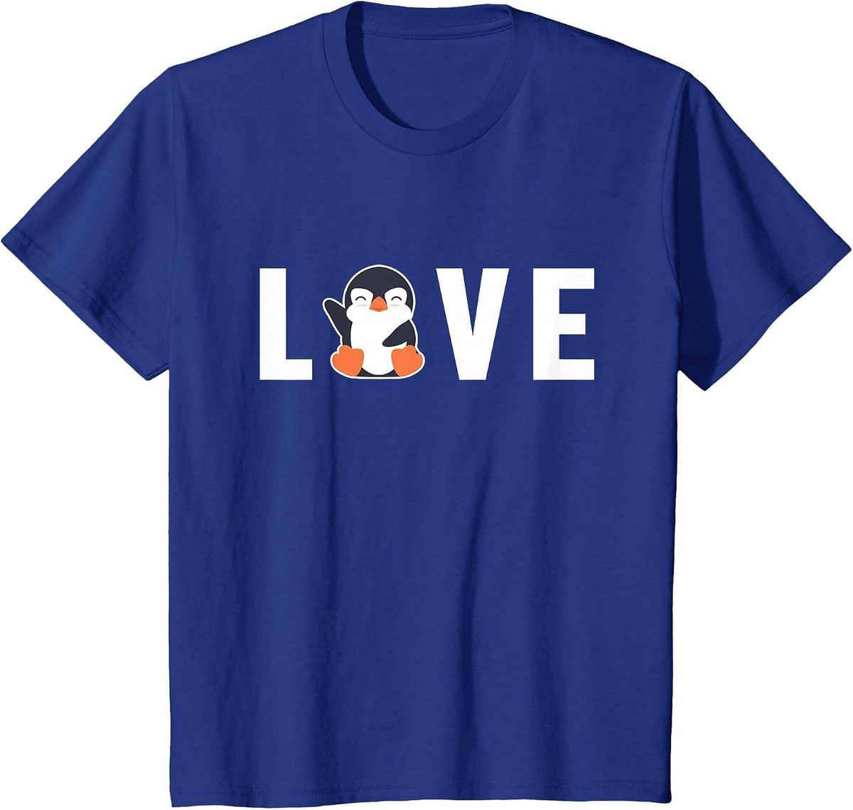 Love Sea Bird King Emperor Penguin Lover Penguin T-Shirt - Royal Blue