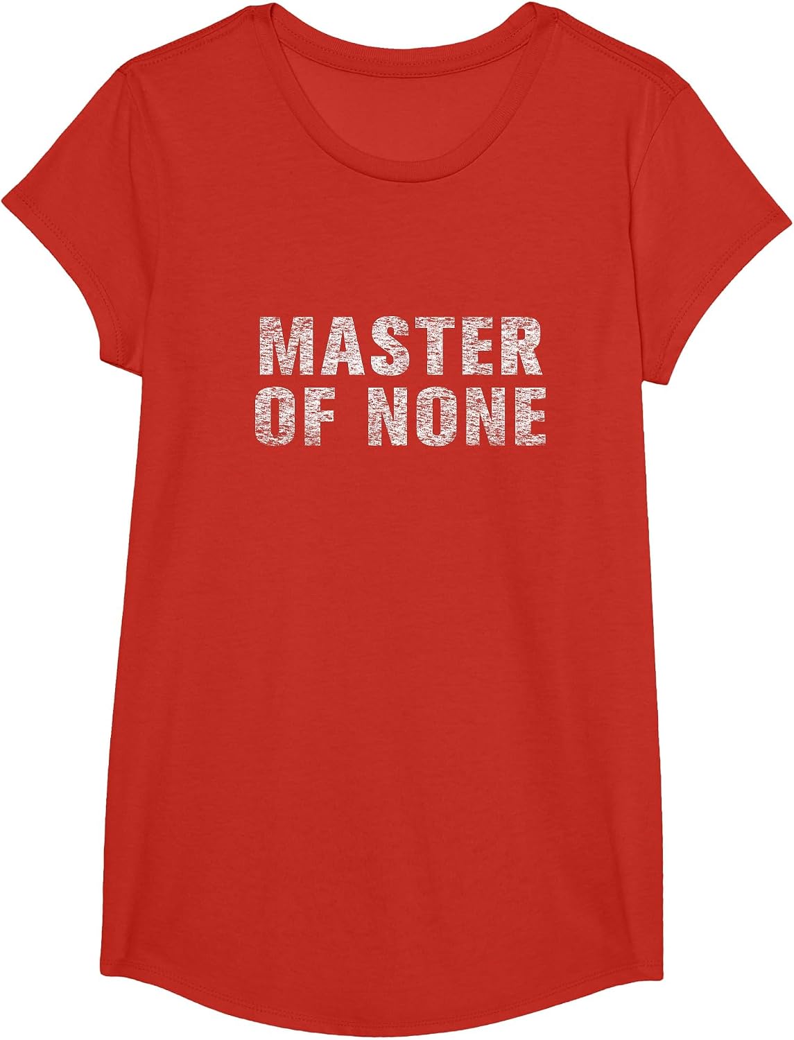 Master of None Shirt T-Shirt - Girls Red