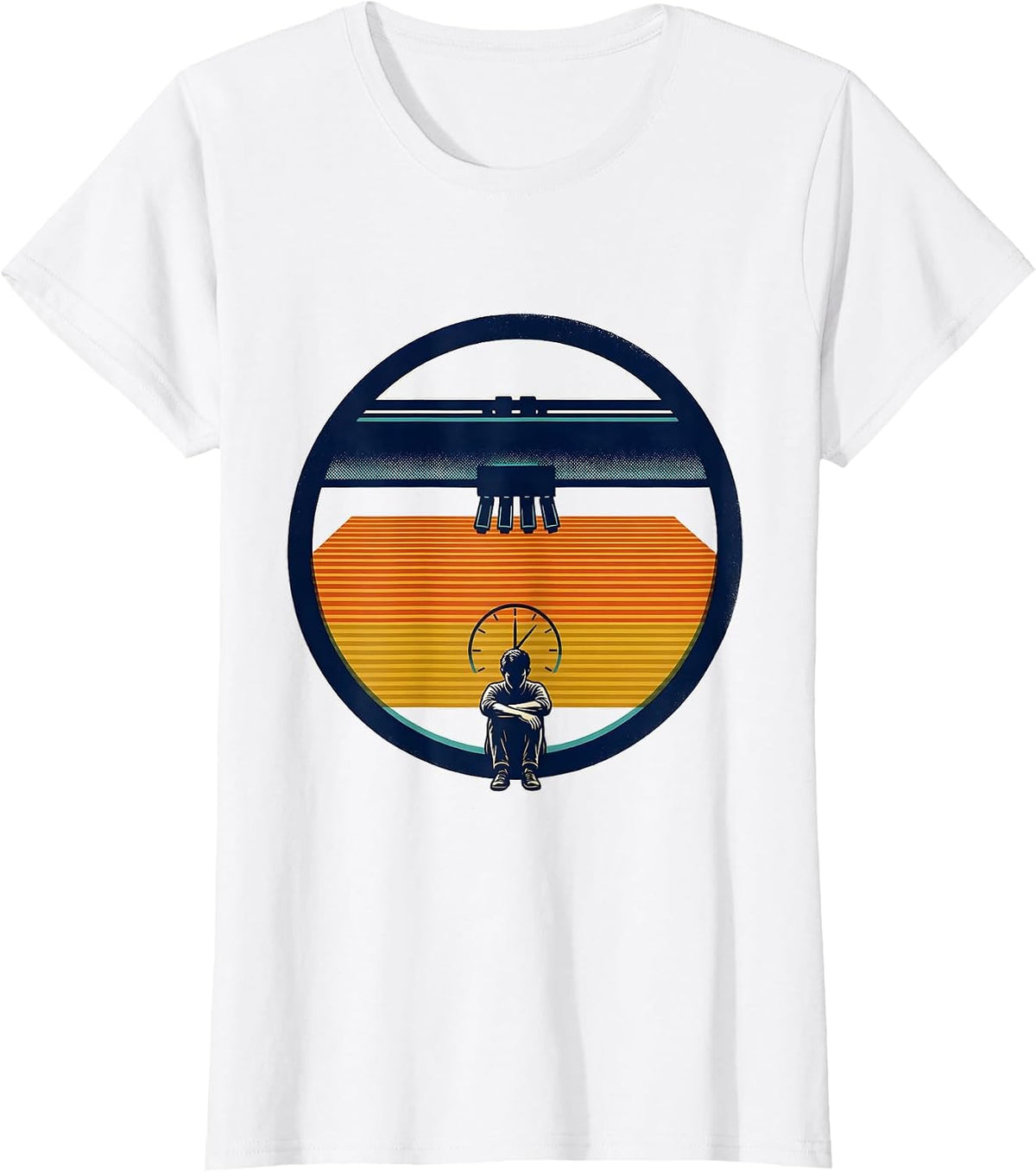 Women's 3D Printer Badge Deadpan Humor 3D Printing Hobbyist T-Shirt - White
