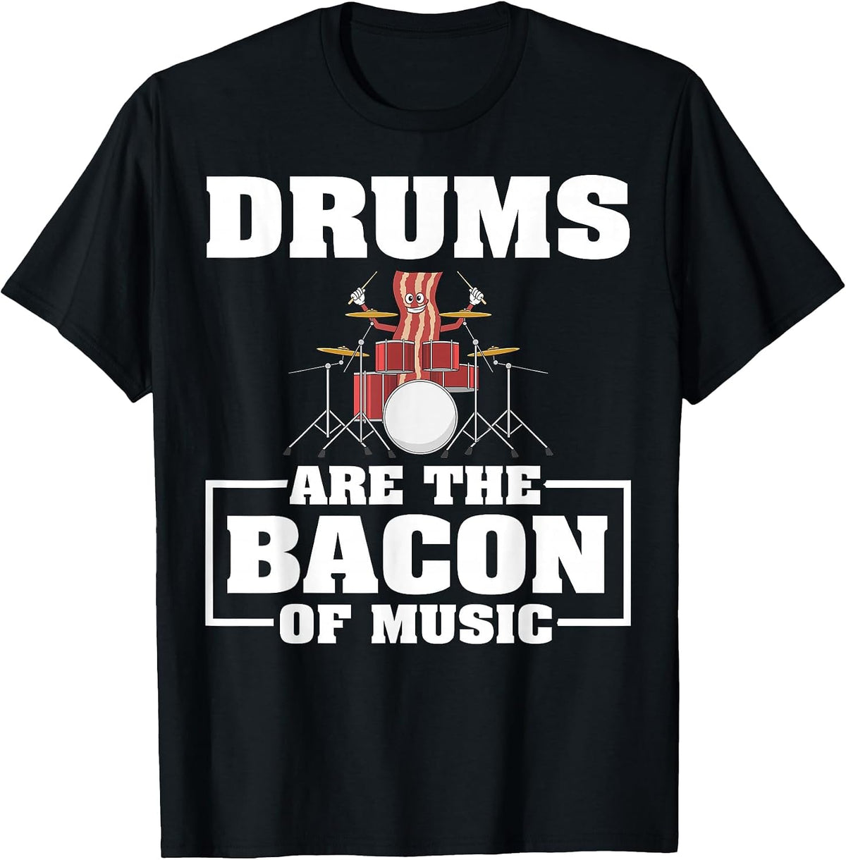 Cool Drums Design for Men Women Music Drumming Drum Drummer T-Shirt - Black