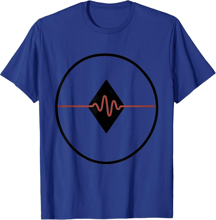 EMS Paramedic Circular Seal Minimalist First Responder T-Shirt - Royal Blue