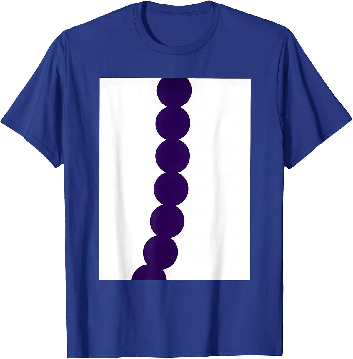 Carnival Beads Minimalist Mardi Gras Party Group T-Shirt - Royal Blue