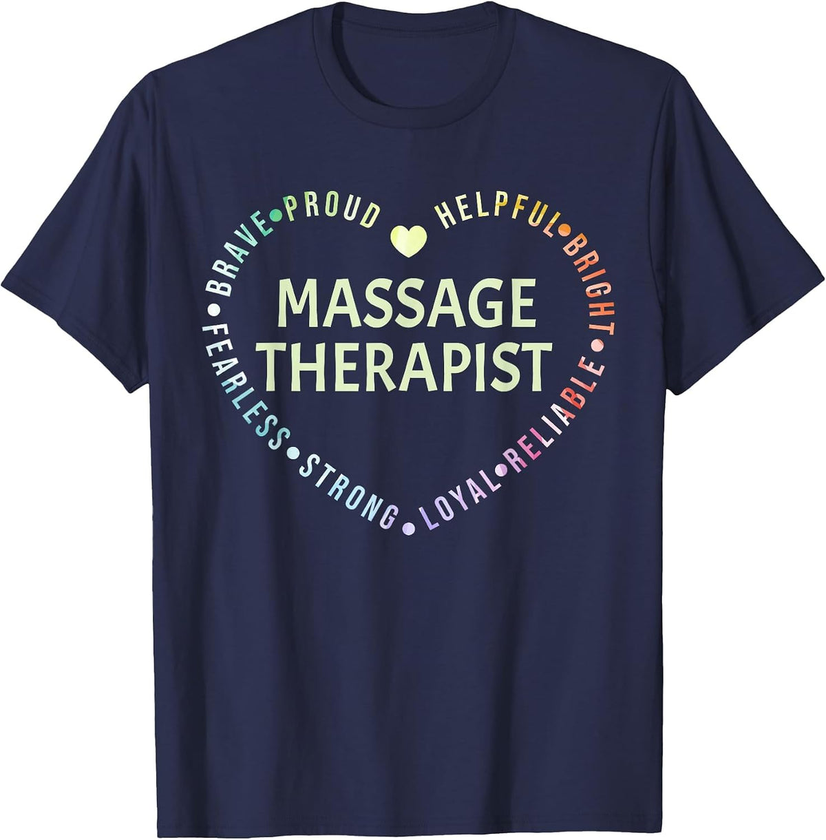 Massage Therapist Massage Therapy T-Shirt - Navy Blue