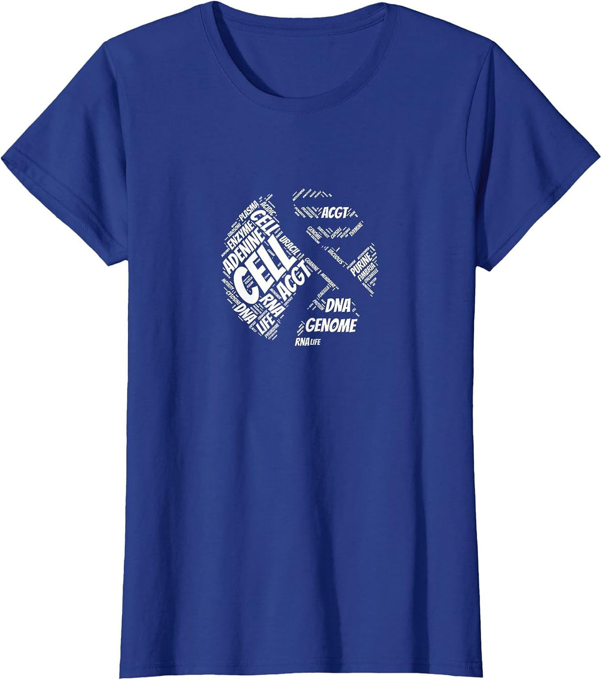Double Helix DNA - Biology Science T-Shirt T-Shirt - Royal Blue