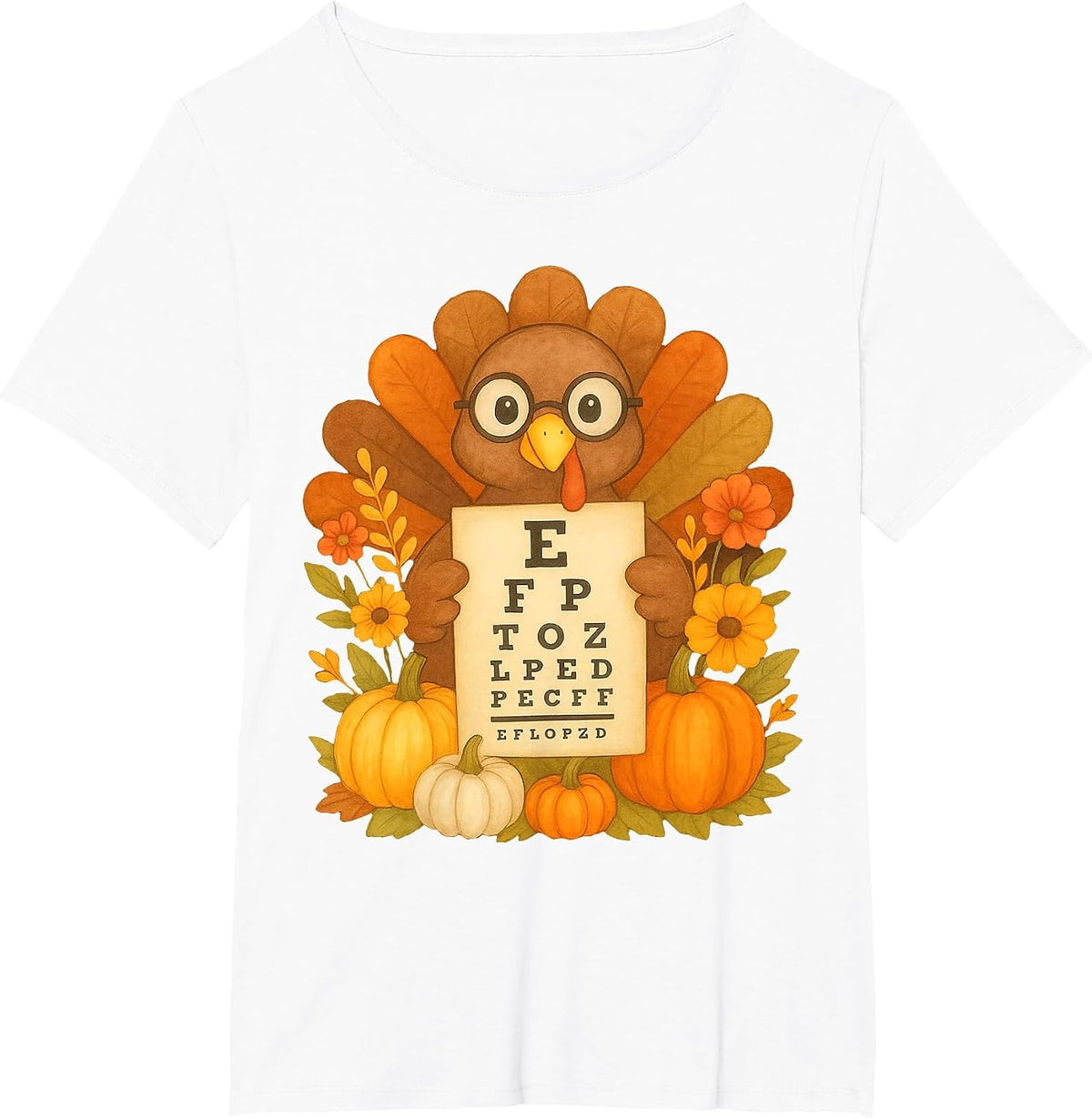 Eye Chart T-Shirt - White