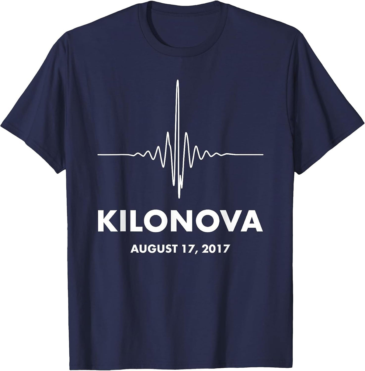 Kilonova Gravitational Wave Astronomy Science T-Shirt T-Shirt - Navy Blue