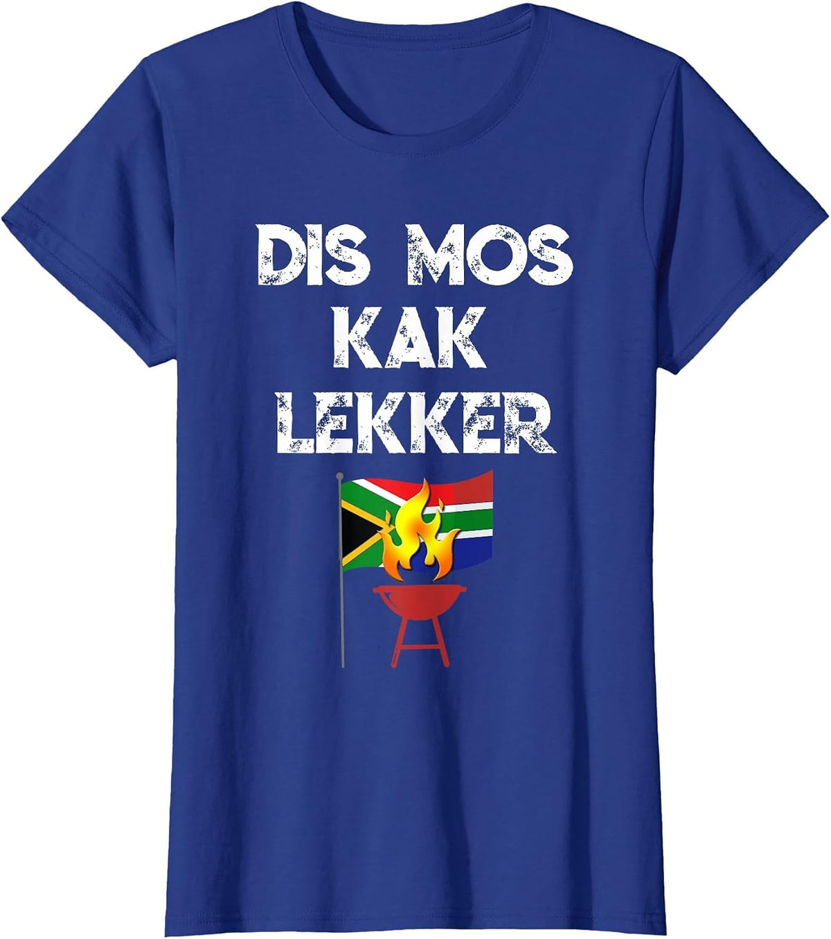South African dis mos kak lekker Afrikaans Funny Rugby Best T-Shirt - Royal Blue