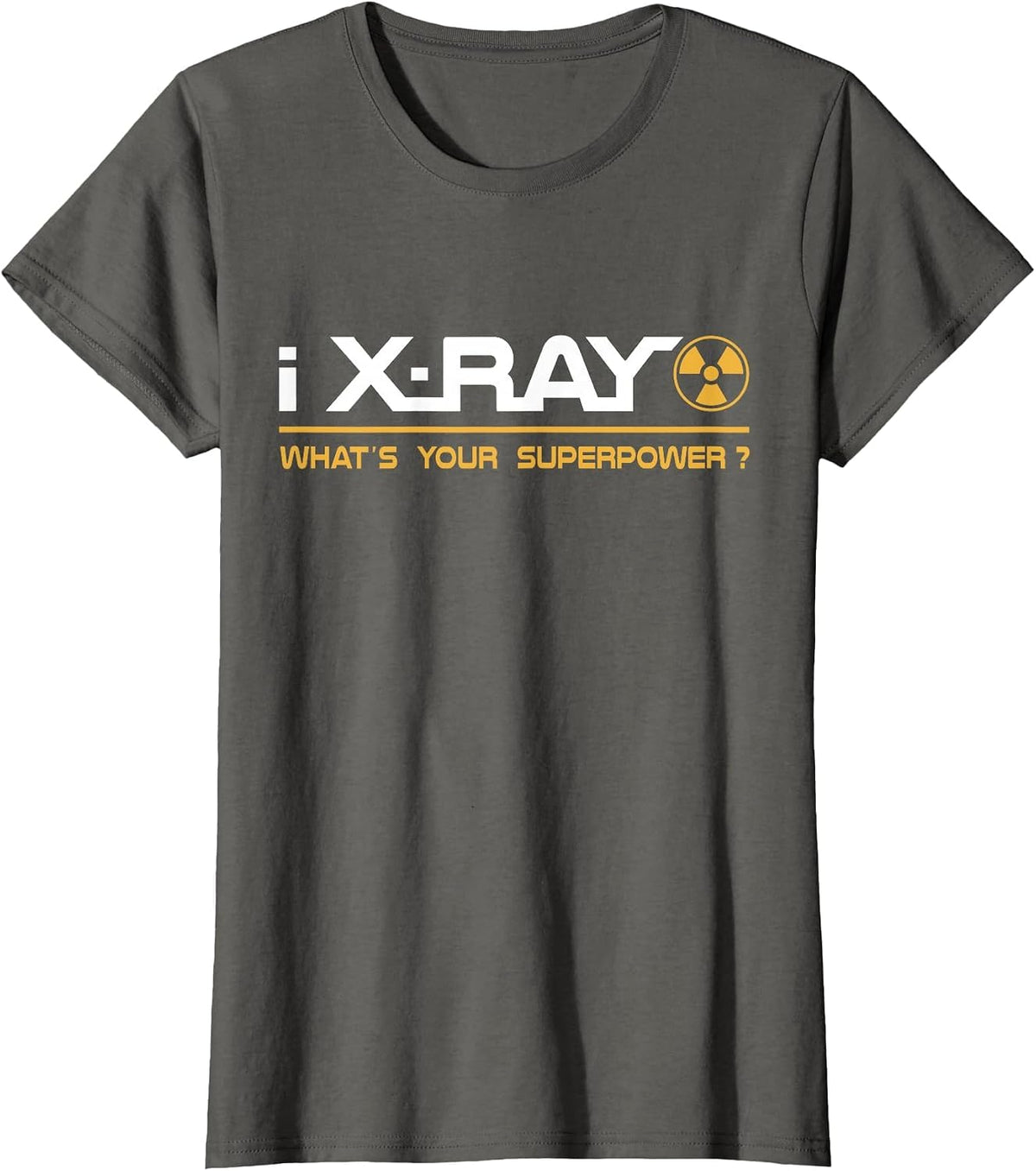 X-Ray T-Shirt: I Xray, What's Your Superpower T-Shirt - Asphalt Grey