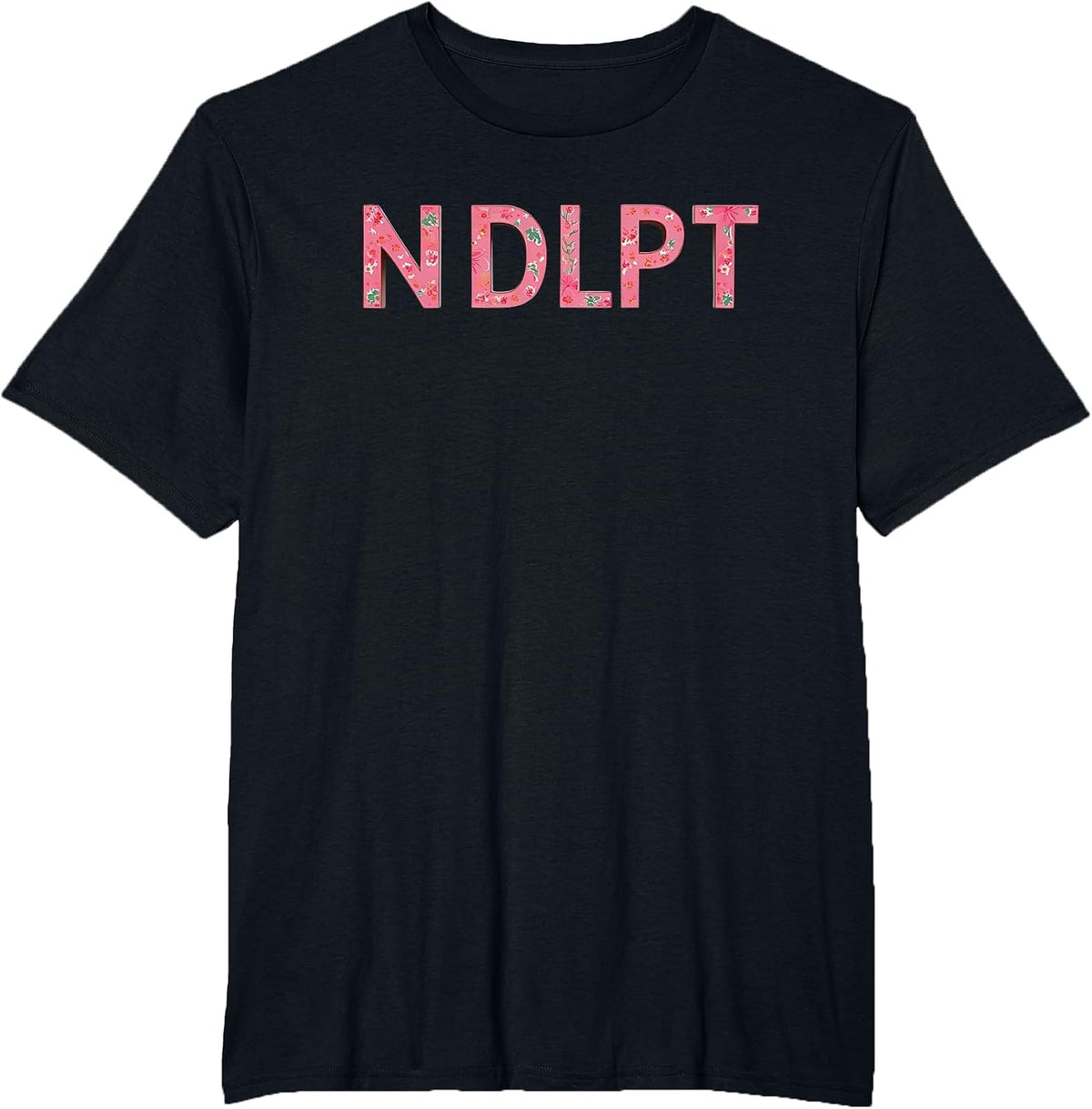 Needlepoint Lover Floral NDLPT Crafting T-Shirt - Black