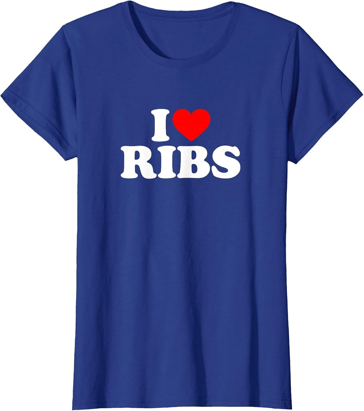 I Love Ribs T-Shirt - Royal Blue