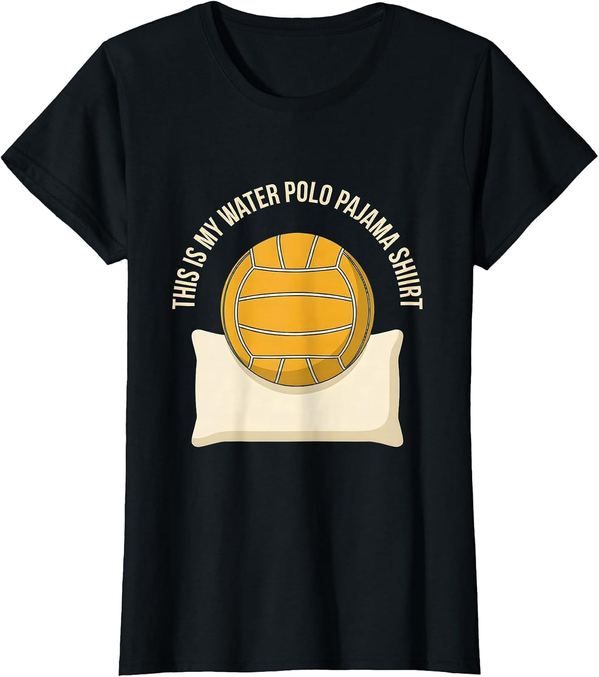 This Is My Water Polo Pajama Shirt Youth Sport Gift T-Shirt - Black