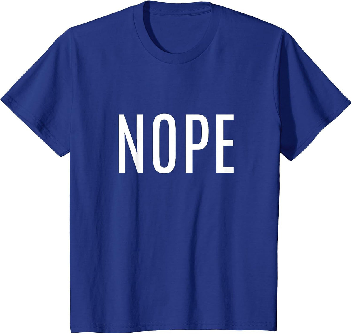 Nope T-Shirt - Royal Blue