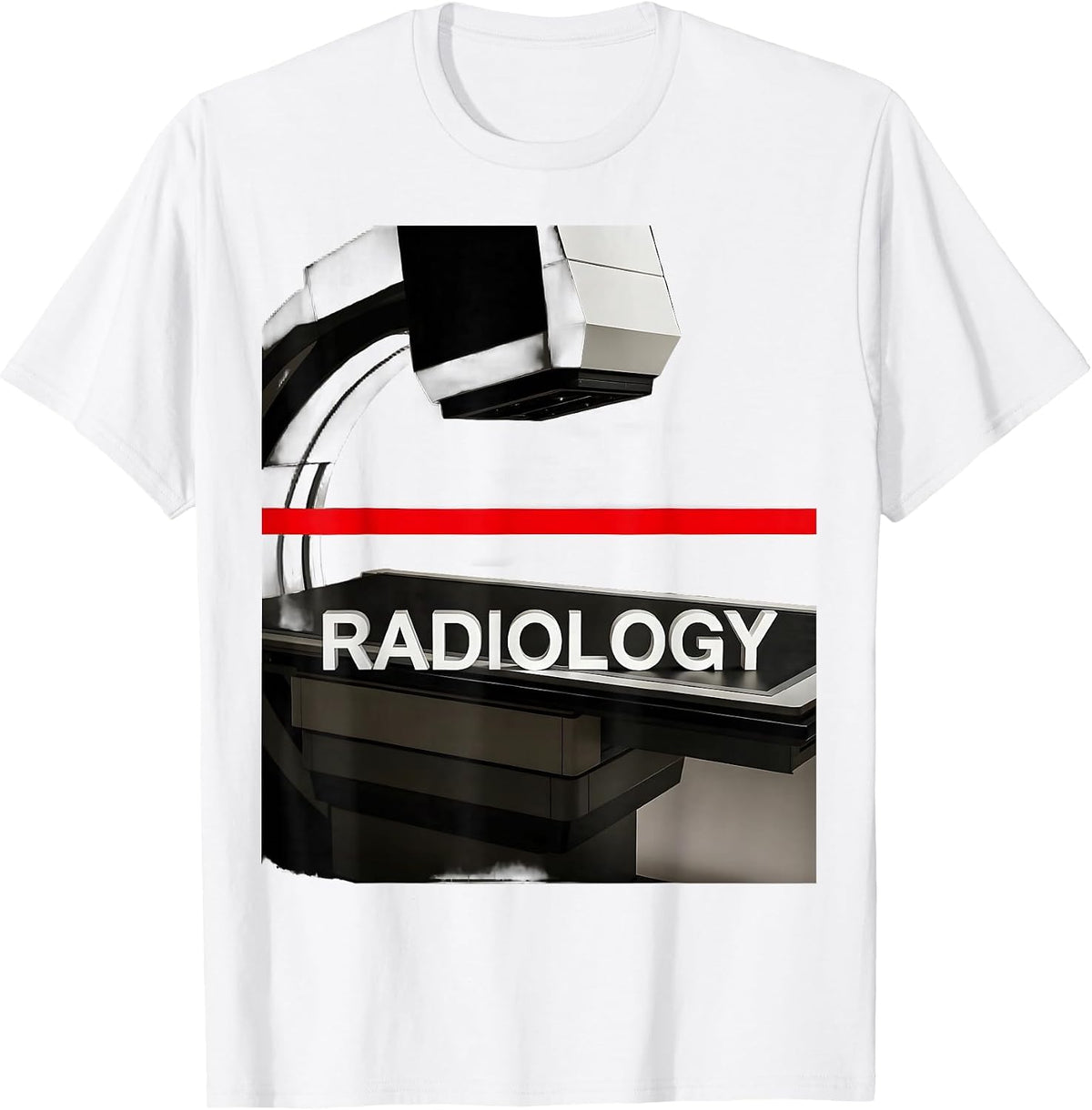 Men's RADIOLOGY Cute Radiology Tech Coquette Playful Pride T-Shirt - White