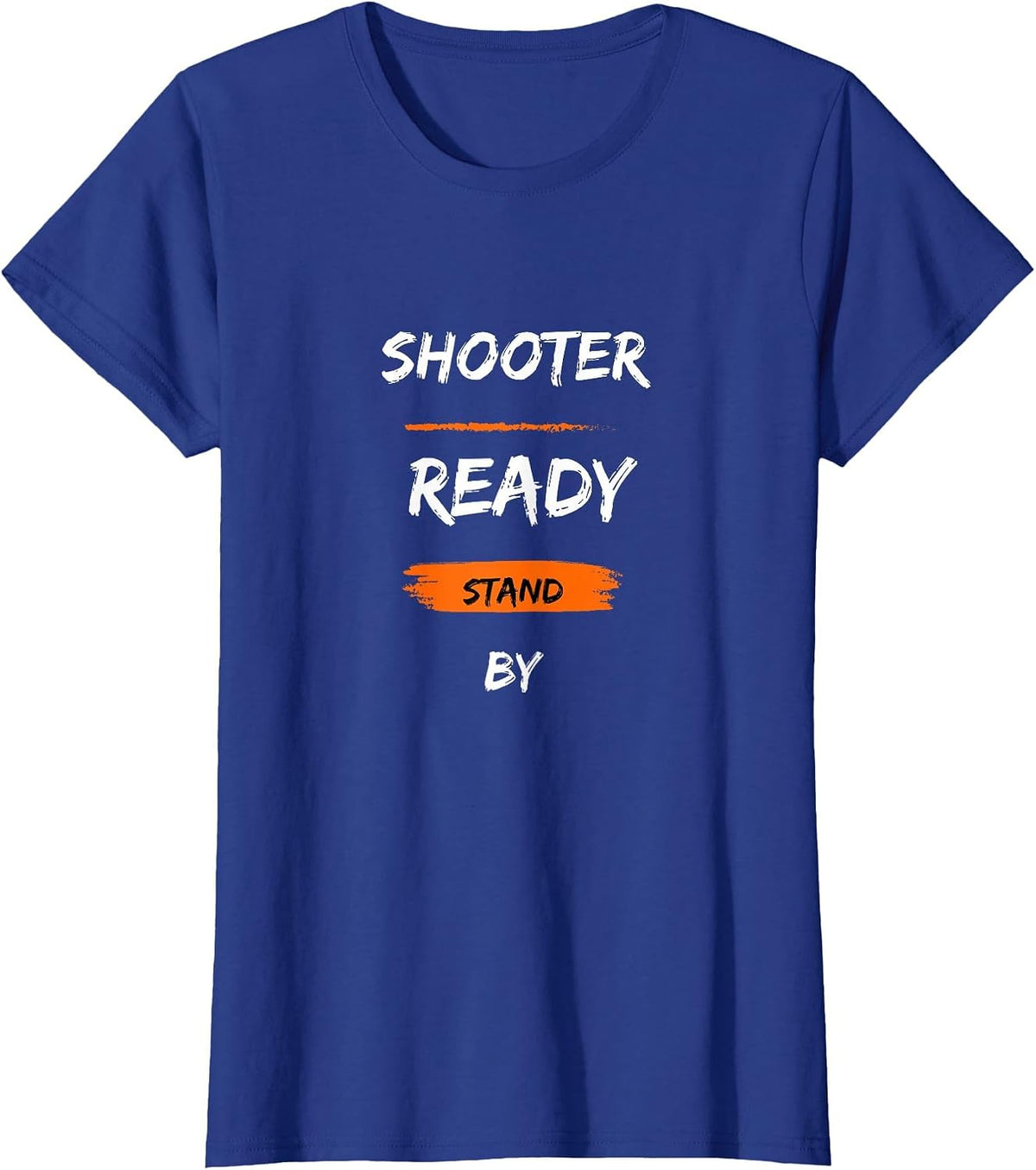Competition Shooter Ready Stand By IPSC T-Shirt - Royal Blue