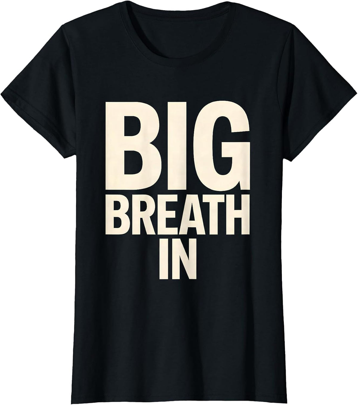 Big Breath In Funny Radiologic Technologist X-Ray Tech Humor T-Shirt - Black
