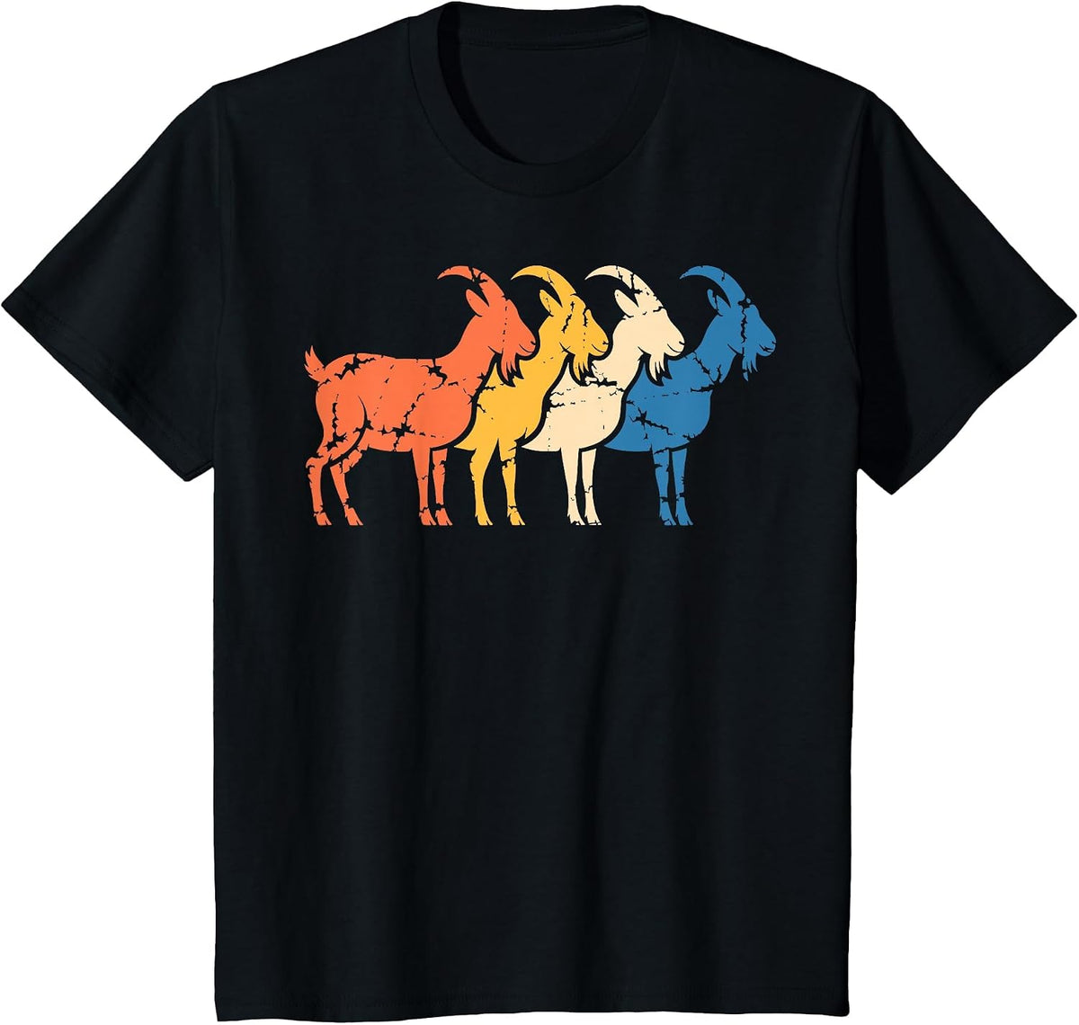 Goat Farmer Funny Goat T-Shirt - Black