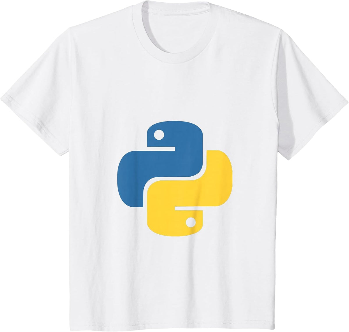 Official Python Logo for Developers T-Shirt - White