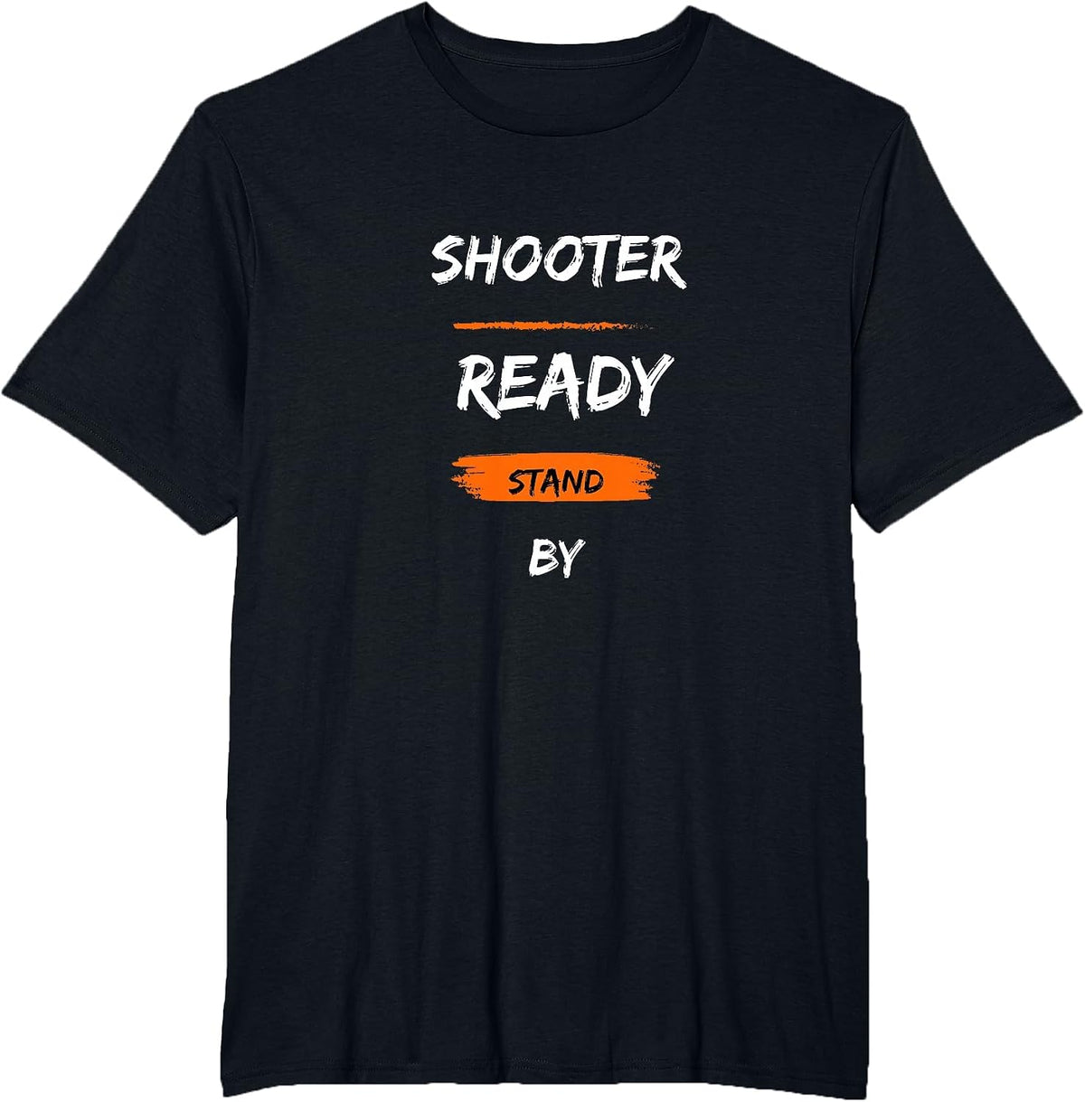 Competition Shooter Ready Stand By IPSC T-Shirt - Black