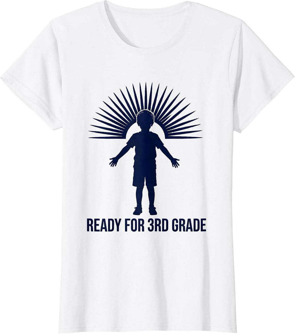 Ready For 3rd Grade Inspirational Teacher Student T-Shirt - White