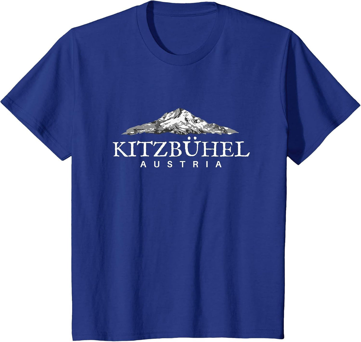 Kitzbuhel Austria Mountain T-Shirt, Kitzbuhel Alps Tee T-Shirt - Royal Blue