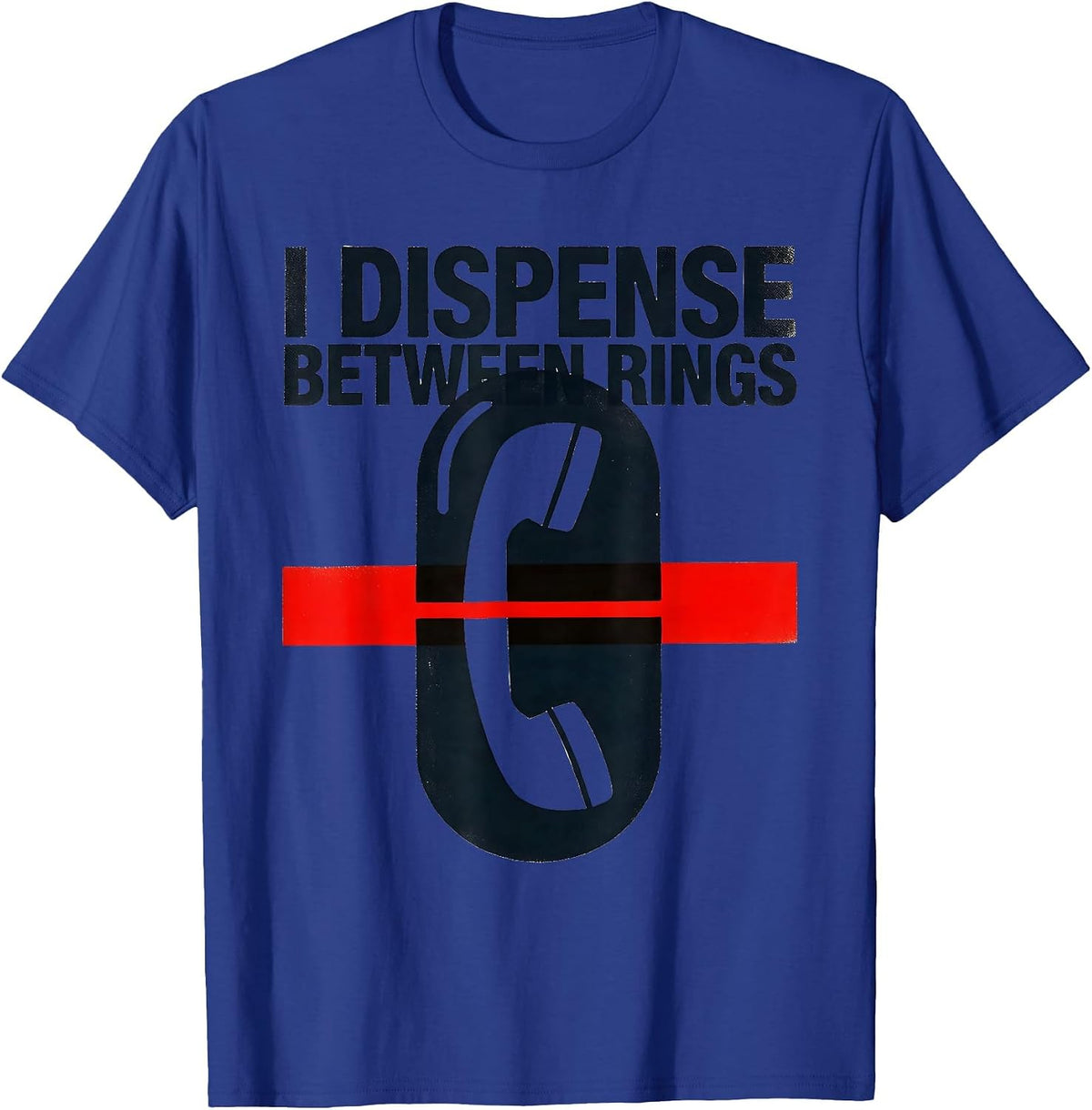 I Dispense Between Rings Funny Pharmacy Tech Technician T-Shirt - Royal Blue