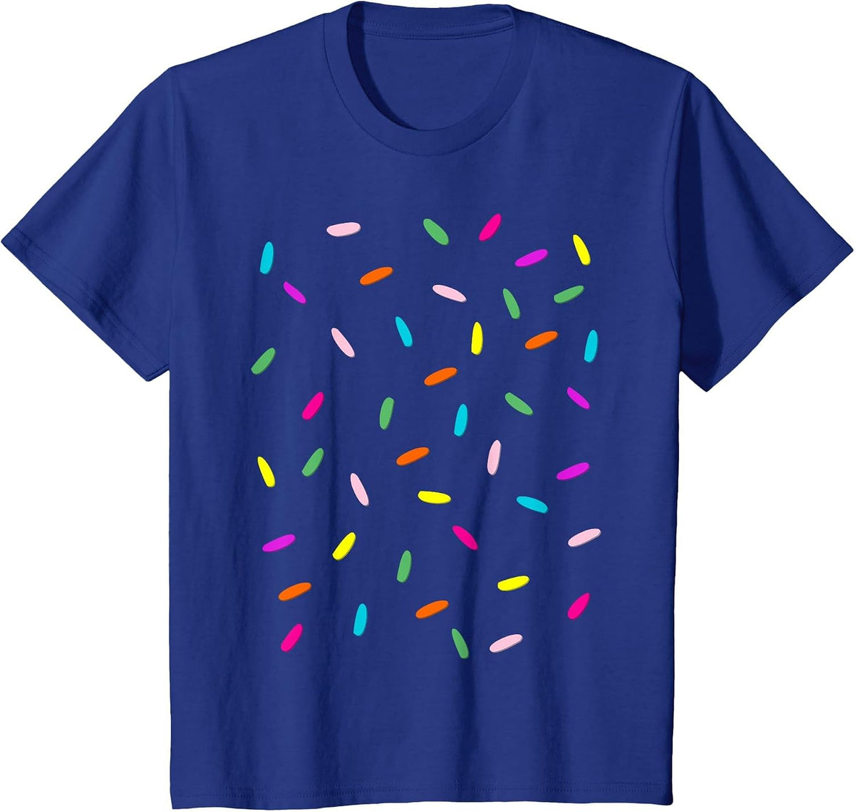 Rainbow Sprinkles Ice Cream Costume Shirt - Halloween T-Shirt - Royal Blue