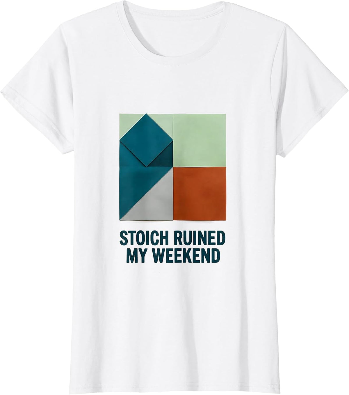 Women's Stoich Ruined My Weekend Funny Chemistry Science Nerd Humor T-Shirt - White