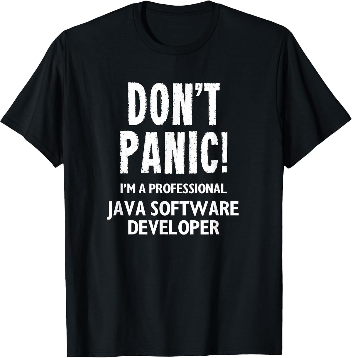 Java Software Developer T-Shirt - Black