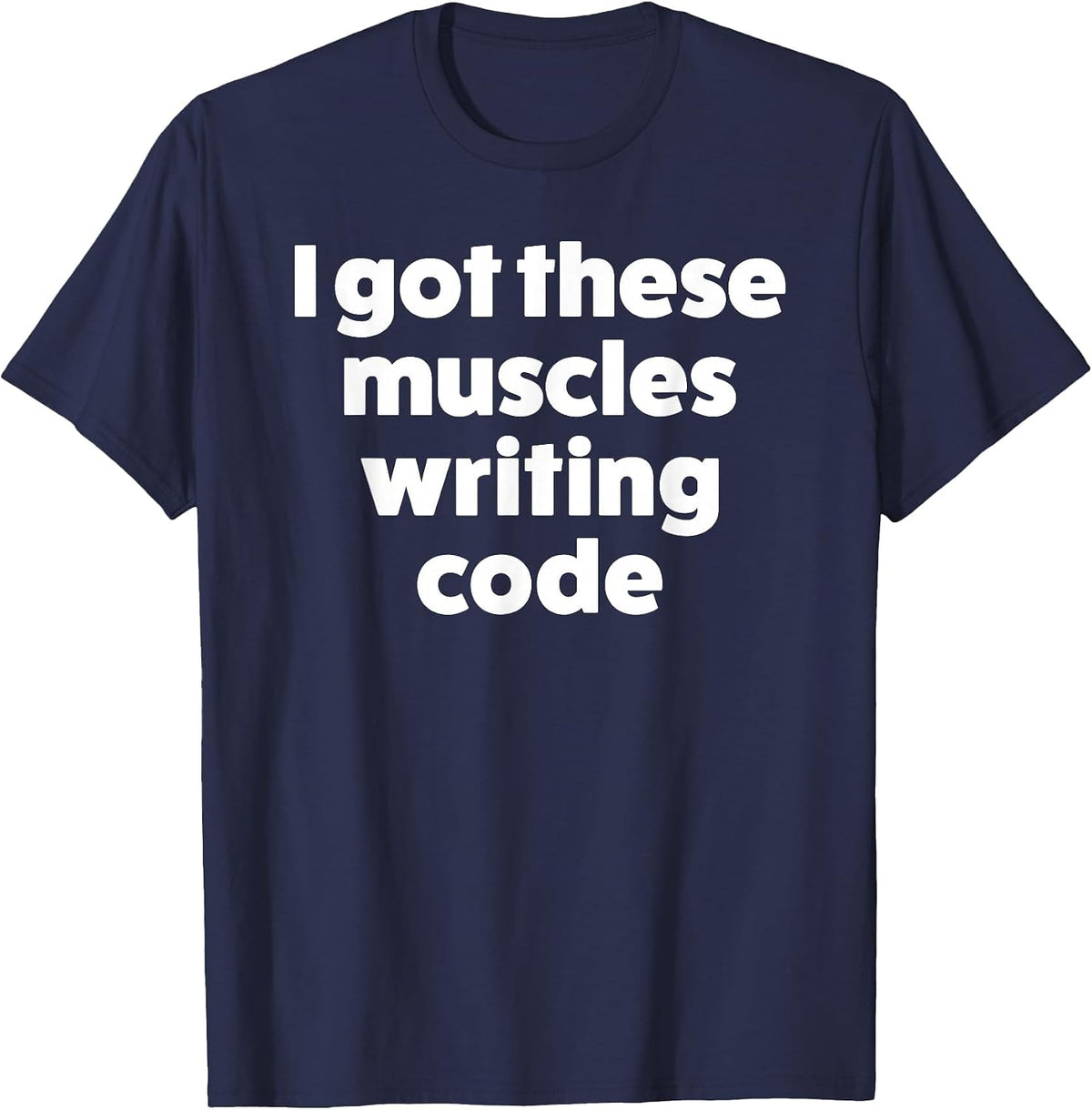 Funny Shirt for Developers Or Programmers T-Shirt - Navy Blue