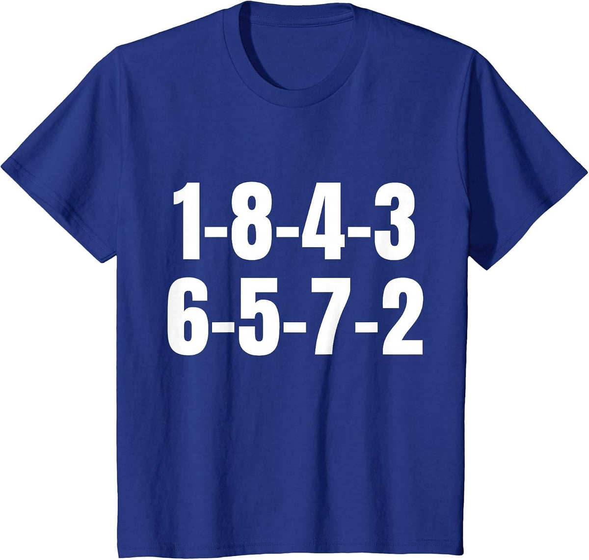 18436572 Firing Order Engine V8 Block Racing Mechanic T-Shirt - Royal Blue