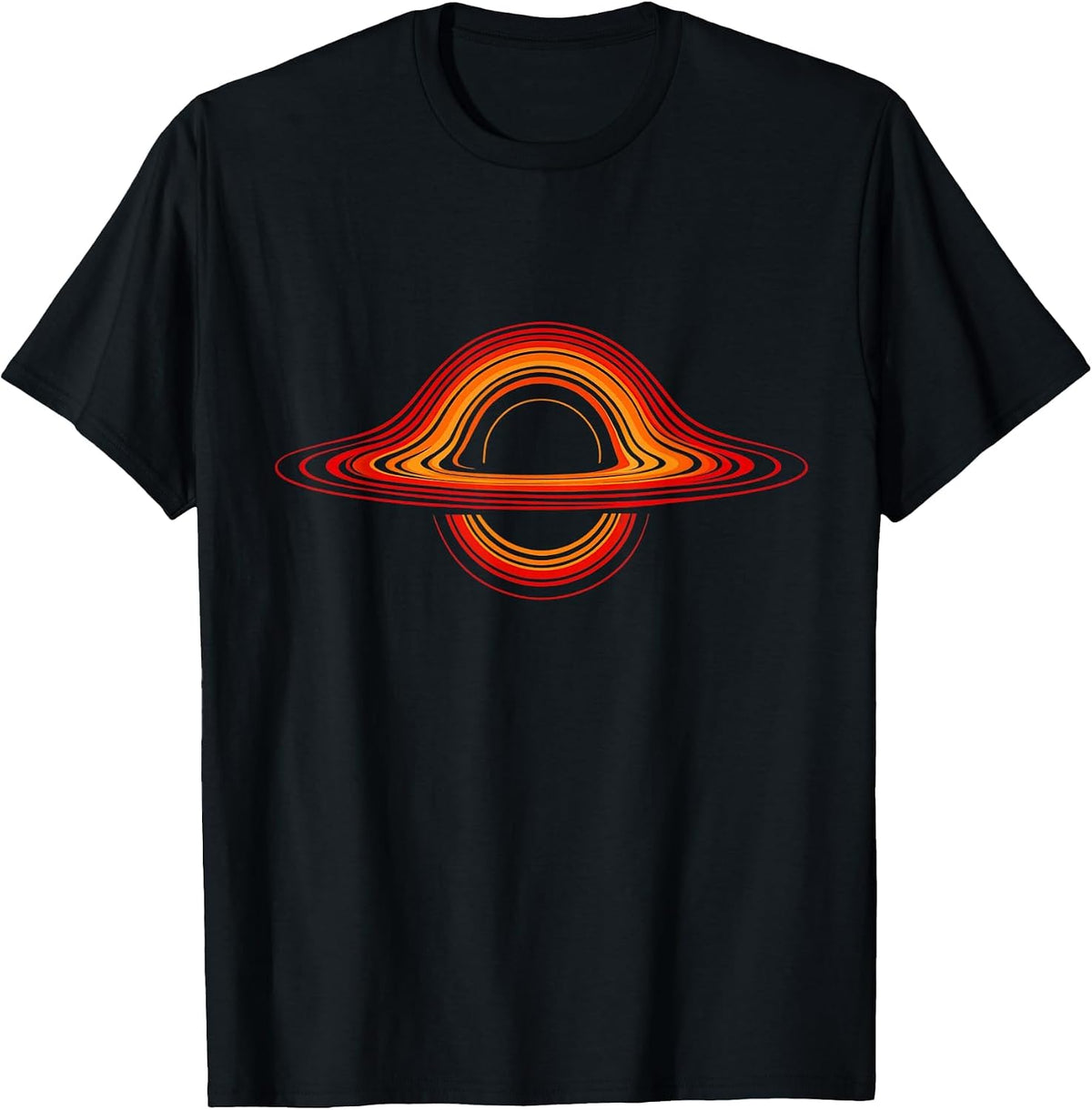 Black Hole Universe Physics Vortex Cosmic Astrophysicist T-Shirt - Black