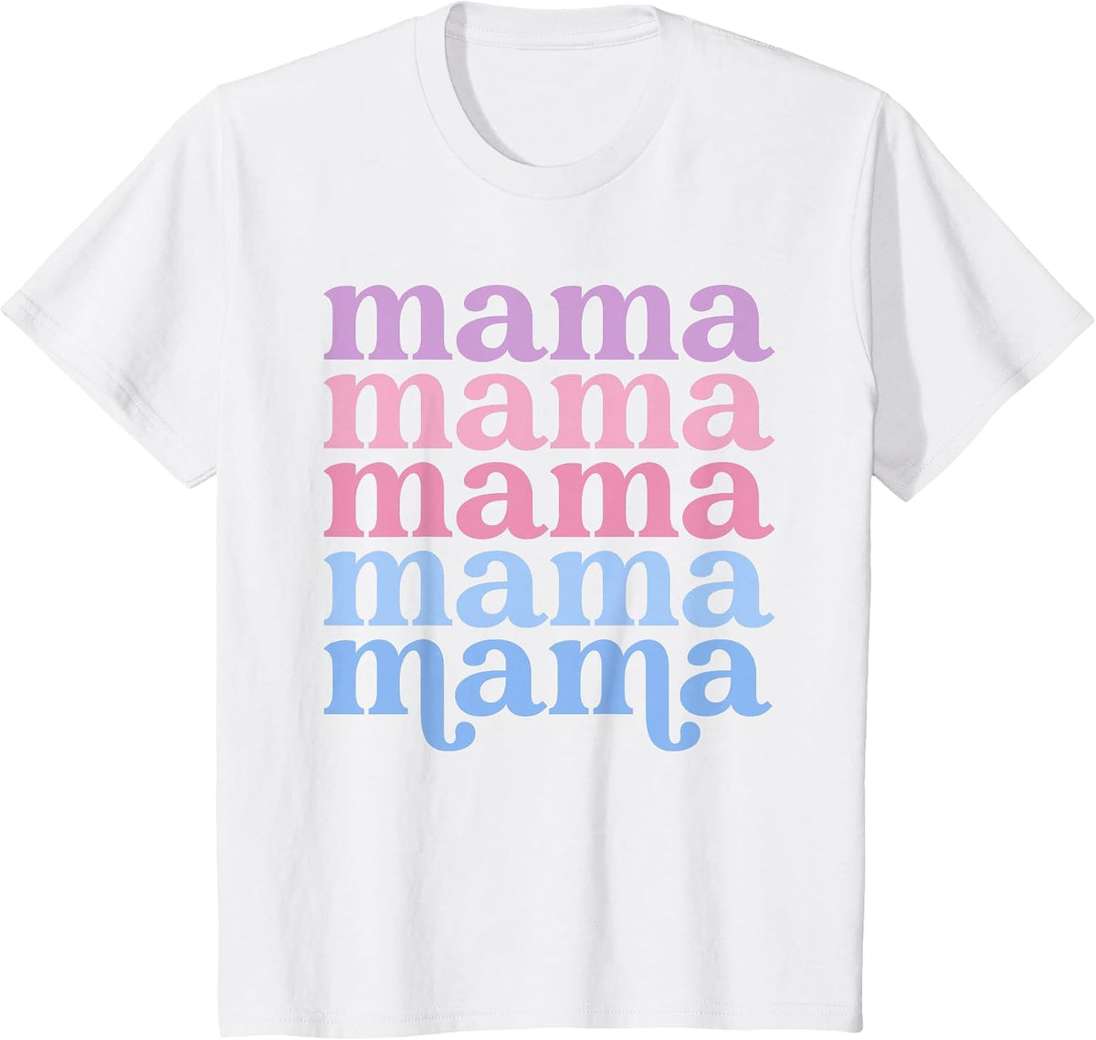 Retro Mama Tee for Women Retro Mom, Mommy for Mothers Day T-Shirt - White