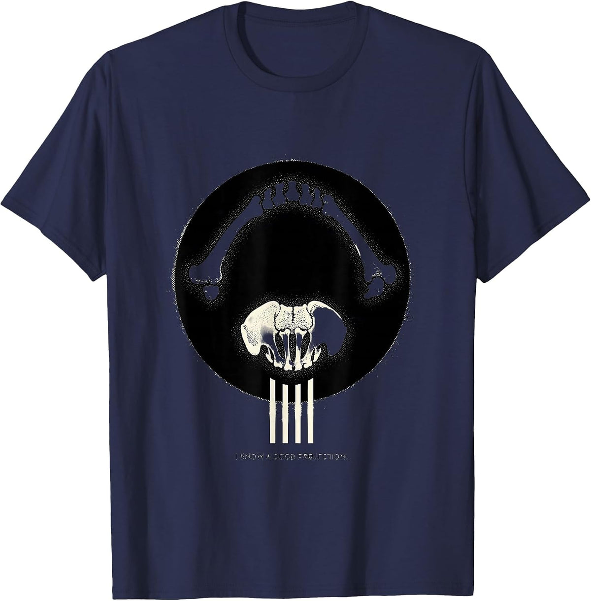 I Know A Good Projection Funny Radiology Tech X-ray T-Shirt - Navy Blue