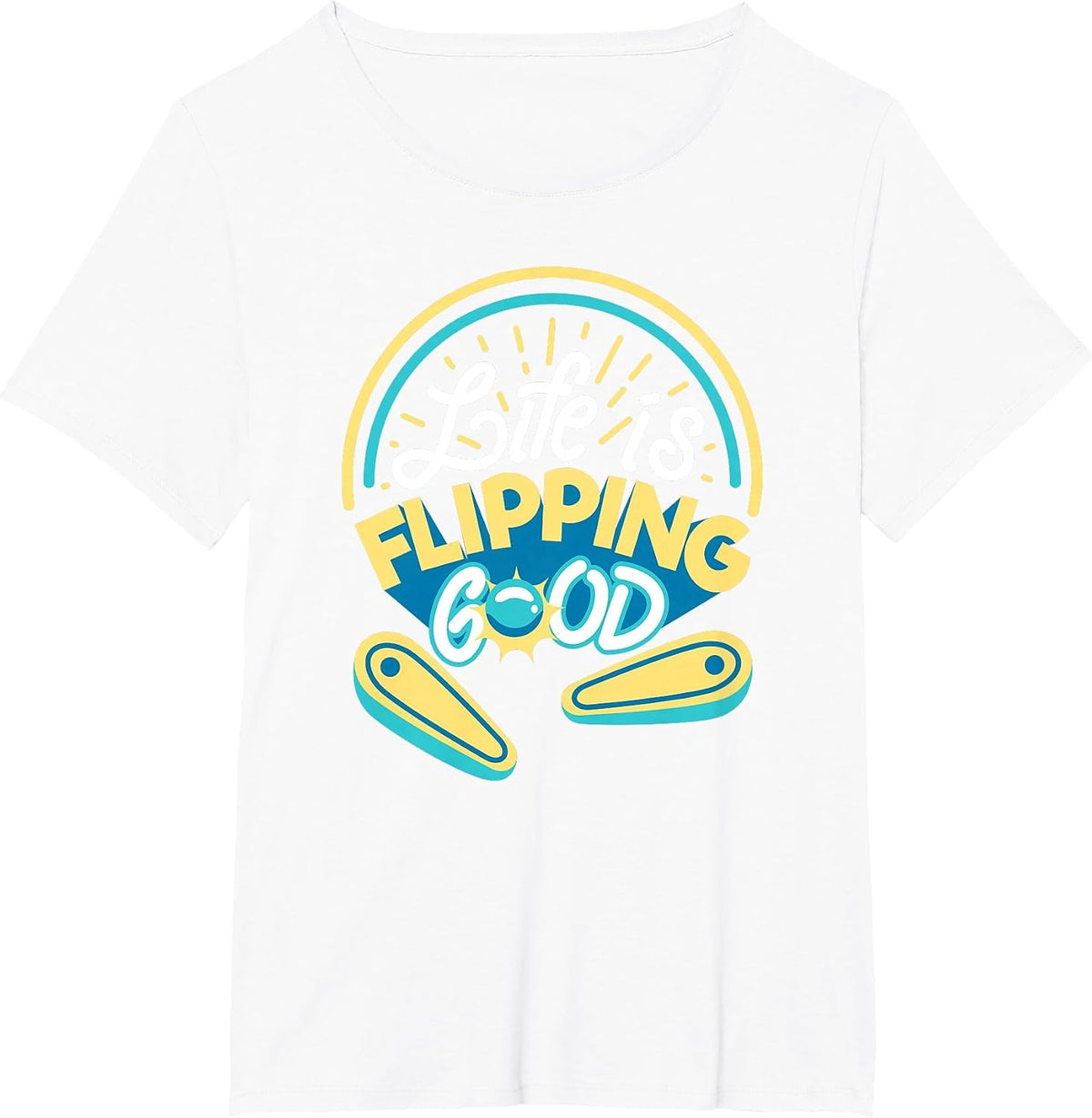 Classic Retro Arcade Pinball - Arcade Game Retro 80s Gaming T-Shirt - White