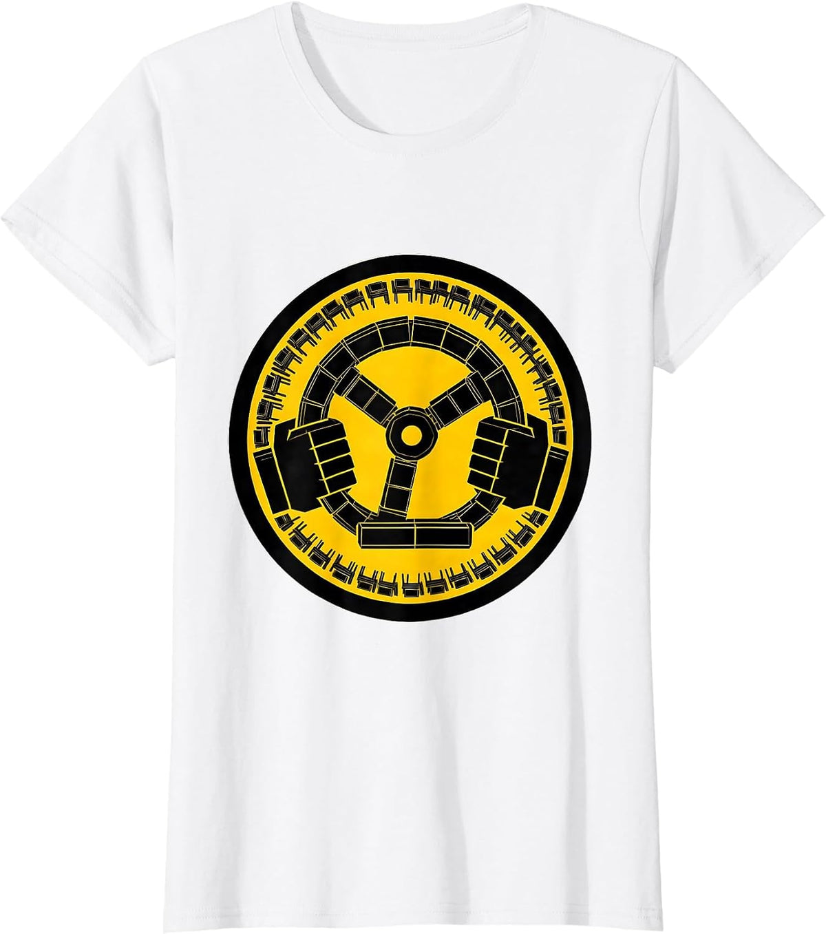 School Bus Driver Costume Humor Funny Transportation Squad T-Shirt - White