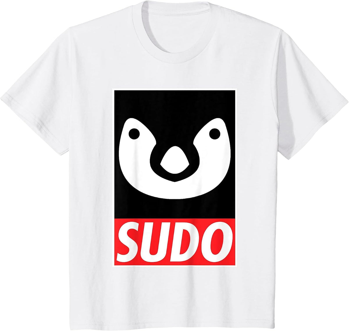 SUDO - Linux & Coding Humor & Nerd Pride Sudo Style Apparel T-Shirt - White