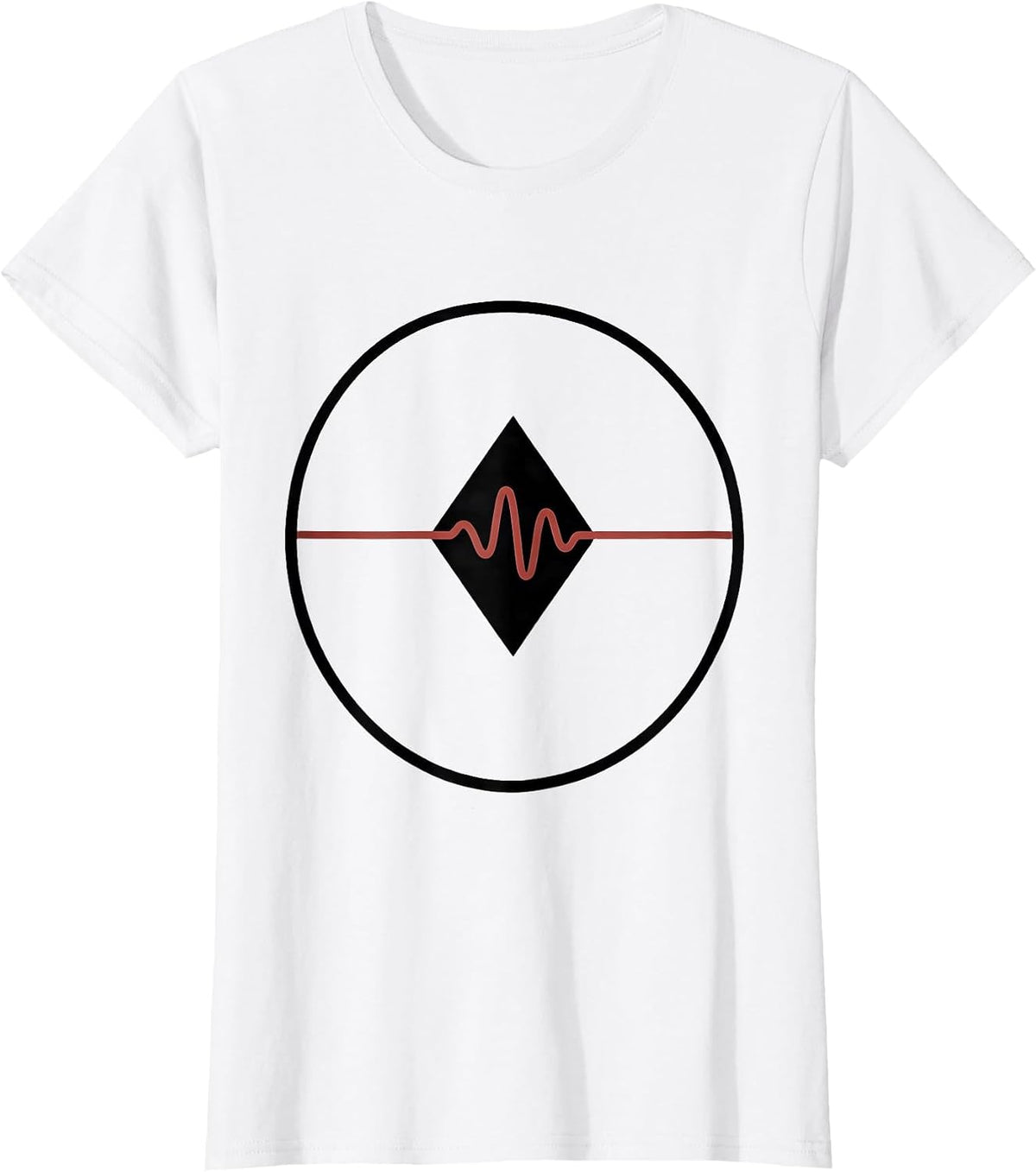 EMS Paramedic Circular Seal Minimalist First Responder T-Shirt - White