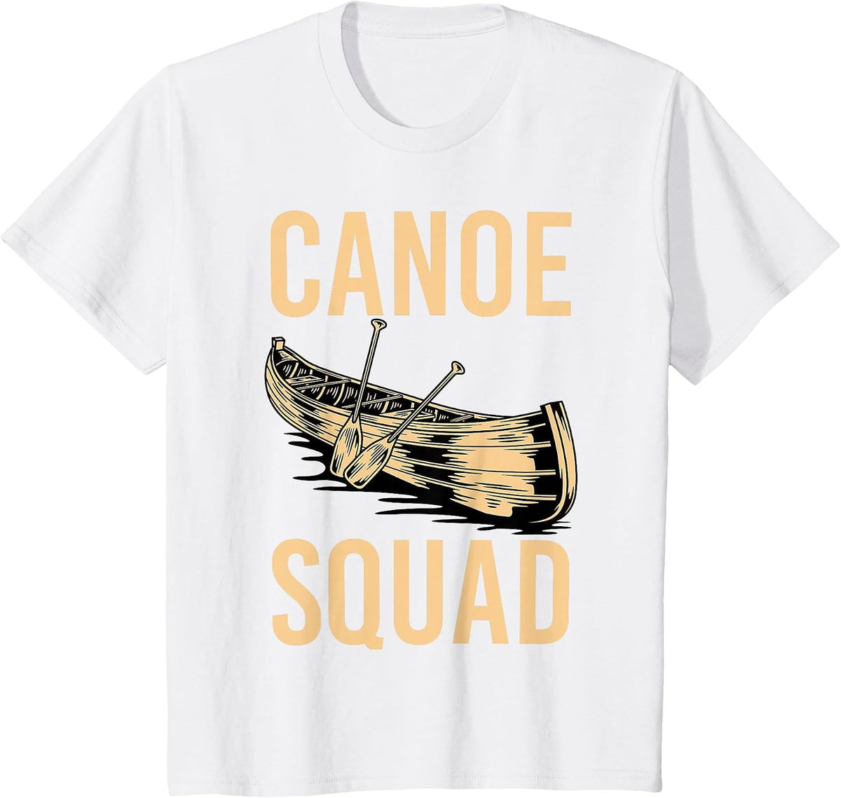Canoe Squad Paddling Funny Kayaking Canoeing Lovers Canoe T-Shirt - White